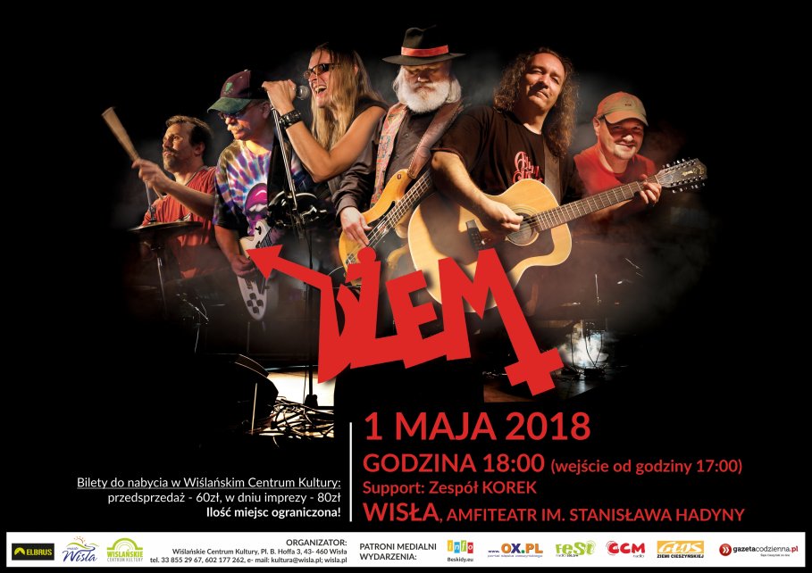 Plakat dotyczący Zespołu Dżem